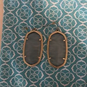 Gray Kendra Scott earrings